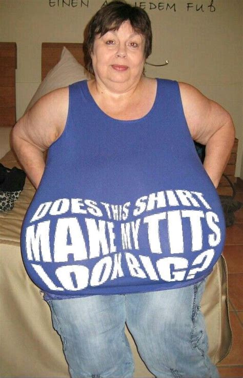 fat granny boobs|Exceptionally large breasts 